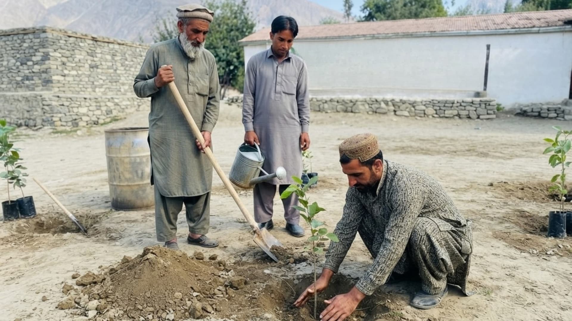 Plantation drive in Gilgit-Baltistan