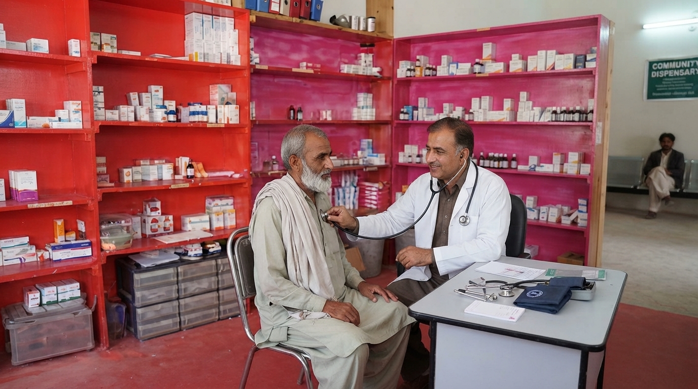 Healthcare work by Dost Foundation